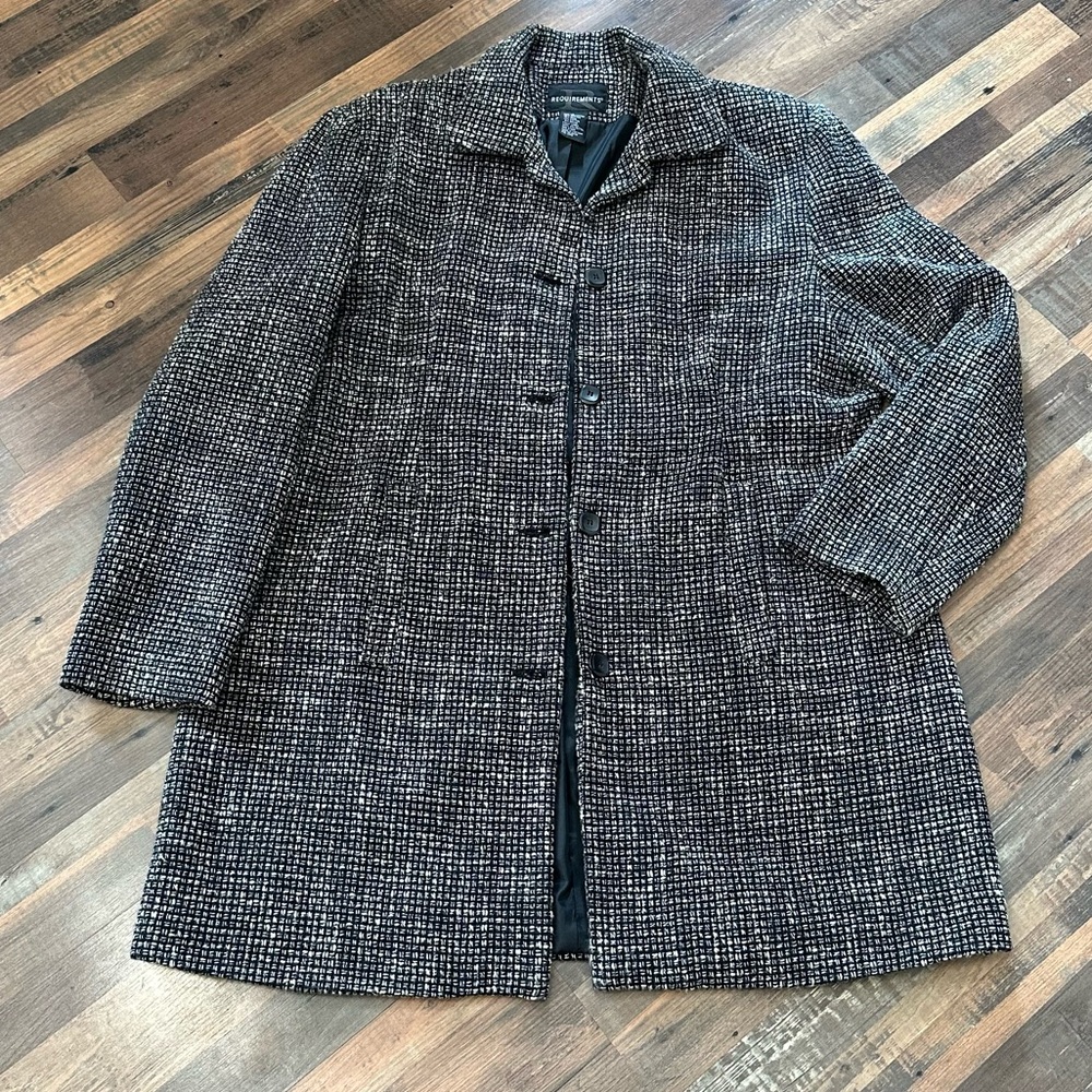 Women’s Requirements Button Up Dress Coat